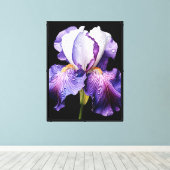 Iris-Leinwand-Wandkunst Leinwanddruck (Insitu (Holzboden))
