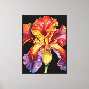 Iris-Leinwand-Wandkunst Leinwanddruck