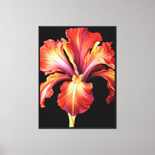 Iris-Leinwand-Wandkunst Leinwanddruck