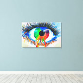 Iris Leinwanddruck (Insitu (Holzboden))