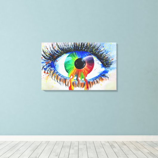 Iris Leinwanddruck (Insitu (Holzboden))