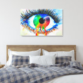 Iris Leinwanddruck (Insitu (Schlafzimmer))