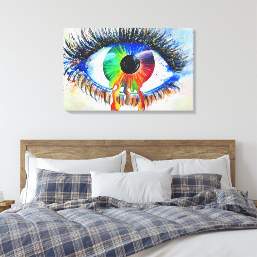 Iris Leinwanddruck (Insitu (Schlafzimmer))