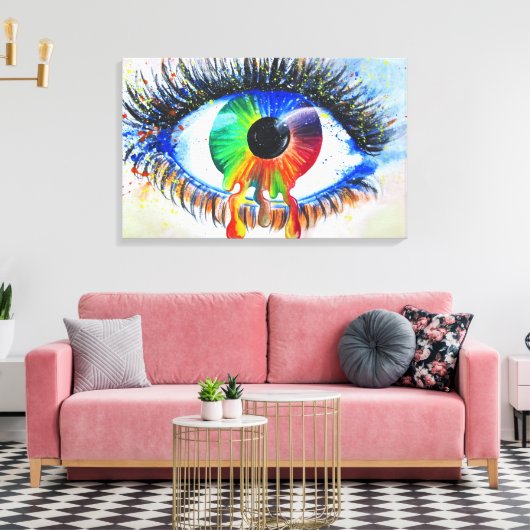 Iris Leinwanddruck (Insitu (Wohnzimmer))