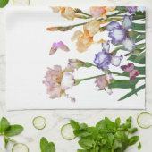 Iris Lila Butterfly Pink Geschirrtuch (Gefaltet)