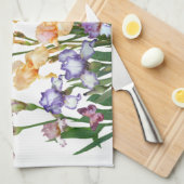 Iris Lila Butterfly Pink Geschirrtuch (Viertel Falte)