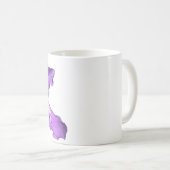 Iris Lila Kaffeetasse (VorderseiteRechts)