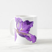Iris Lila Kaffeetasse (Vorderseite Links)