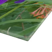 Iris Lover's Cutting Board, Backsplash Wall Art Schneidebrett (Ecke)