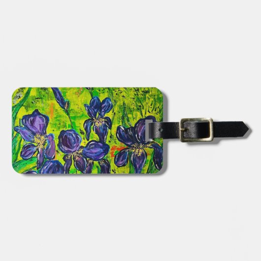 Iris Luggage Tag Gepäckanhänger (Vorderseite horizontal)