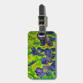Iris Luggage Tag Gepäckanhänger (Vorderseite vertikal)