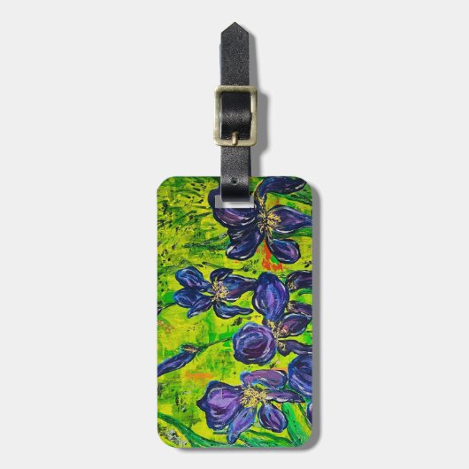 Iris Luggage Tag Gepäckanhänger (Vorderseite vertikal)