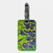 Iris Luggage Tag Gepäckanhänger (Rückseite vertikal)