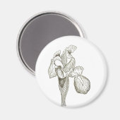 Iris Magnet (Vorderseite/Rückseite)