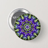 Iris Mandala Button (Vorne & Hinten)