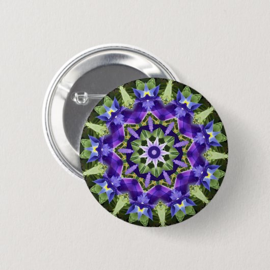 Iris Mandala Button (Vorne & Hinten)