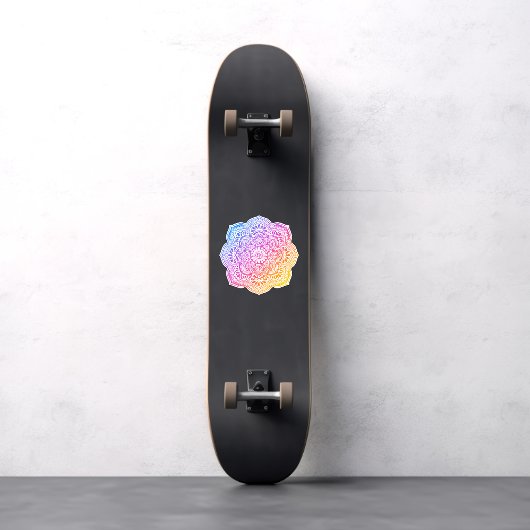 Iris Mandala Custom-Cut Vinyl Sticker