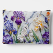 Iris-Marmor-Toilettenbeutel Zubehörtasche (Vorderseite)