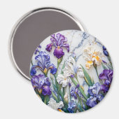 Iris-Marmormagnet Magnet (Vorderseite/Rückseite)
