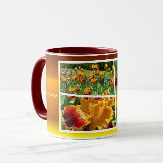 Iris "Michigan Pride" [Combo-Tassen] コ  ヒ  プ  グ Tasse (Vorderseite Links)