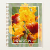 Iris "Michigan Pride"[PlakatNotebook] ノ  ブ ク Planer (Vorderseite)