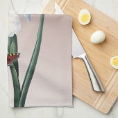 Iris mit Schmetterling Geschirrtuch (Viertel Falte)