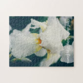 Iris mit Wassertröpfchen Puzzle (Horizontal)