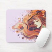 Iris Mouse Pad Mousepad (Mit Mouse)
