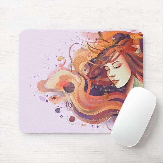 Iris Mouse Pad Mousepad (Mit Mouse)