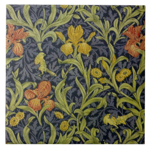 Iris-Muster (von William Morris) Fliese