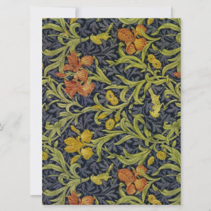 Iris-Muster (von William Morris) Karte