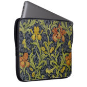 Iris-Muster (von William Morris) Laptopschutzhülle (Vorne Rechts)