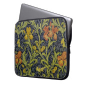 Iris-Muster (von William Morris) Laptopschutzhülle (Vorderseite Links)