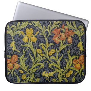 Iris-Muster (von William Morris) Laptopschutzhülle