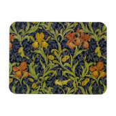 Iris-Muster (von William Morris) Magnet (Horizontal)