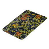 Iris-Muster (von William Morris) Magnet (Linke Seite)