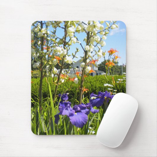 Iris N Taglilien Mousepad (Mit Mouse)