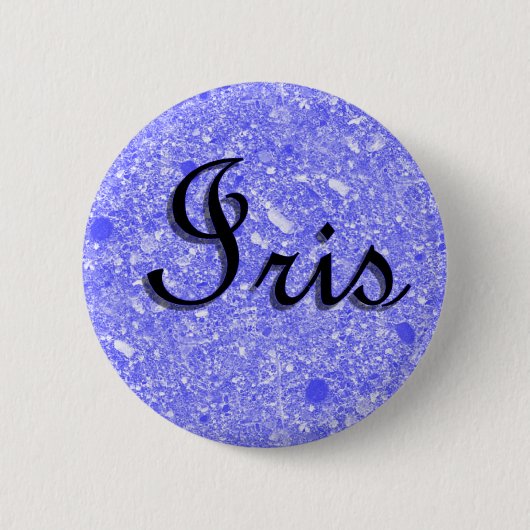 Iris-Namensschild Button (Vorderseite)
