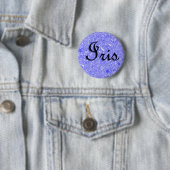 Iris-Namensschild Button (Beispiel)