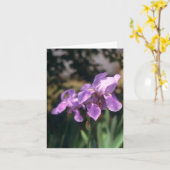 Iris Notecard Karte (Gelbe Blume)