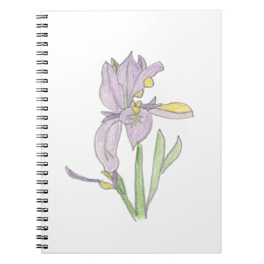 Iris Notizbuch Notizblock (Vorderseite)