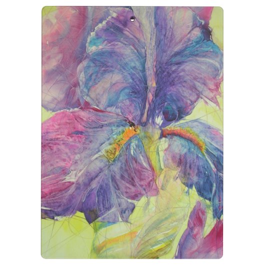 Iris oben geknackt klemmbrett (Rückseite)