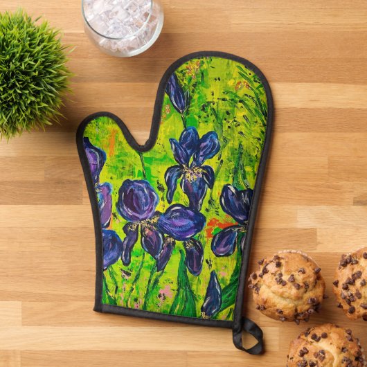 Iris-Ofen-Mitt Ofenhandschuh (Oben unten)