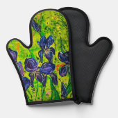 Iris-Ofen-Mitt Ofenhandschuh (Vorderseite/Rückseite)