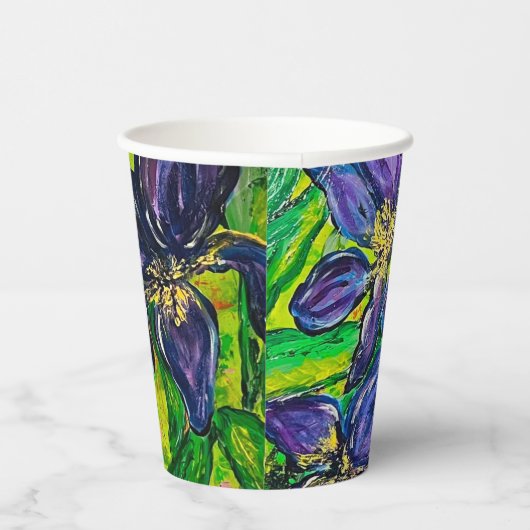 Iris Paper Cups Pappbecher (Rechts)