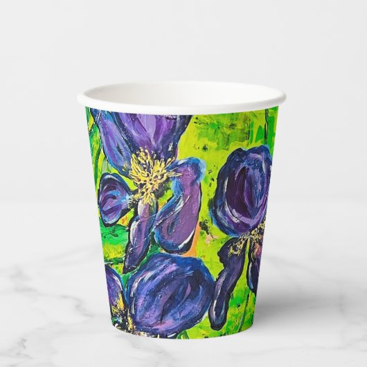 Iris Paper Cups Pappbecher (Vorderseite)