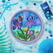 Iris Papierdem Teller an des (Party)