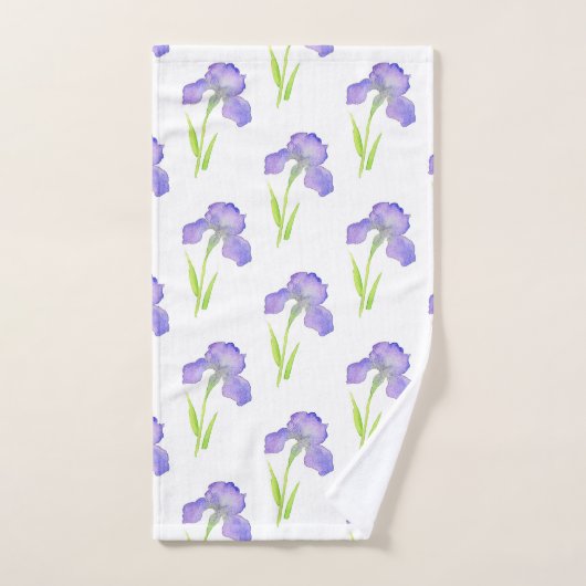 Iris Pattern Badhandtuch Set (Handtuch)