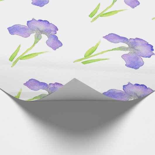 Iris Pattern Geschenkpapier (Ecke)