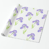 Iris Pattern Geschenkpapier (Ungerollt)